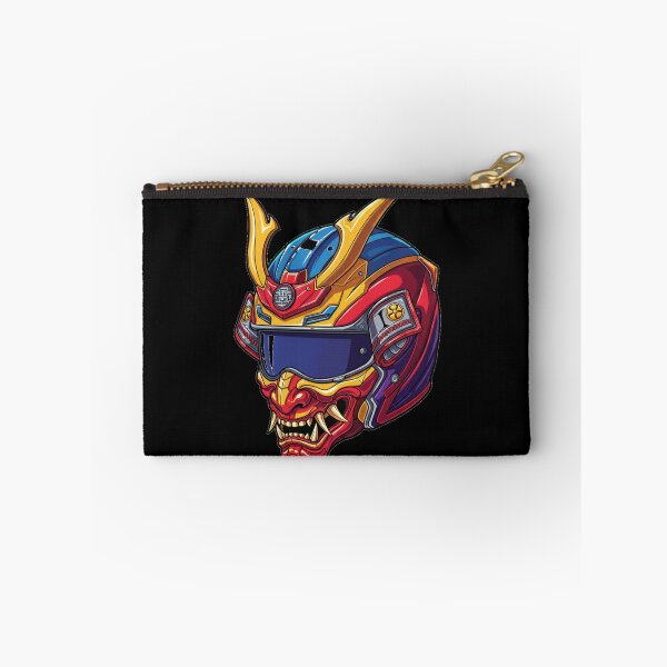 Item preview, Samurai Helmet Anime Biker | Retro Anime Motorcycle Sticker designed and sold by Relatable-Ramen.
