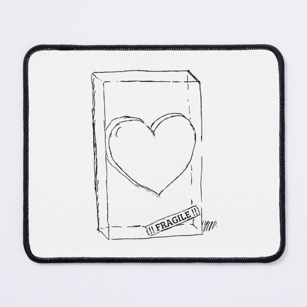 Item preview, Heart - fragile designed and sold by RedPoppyStudio.