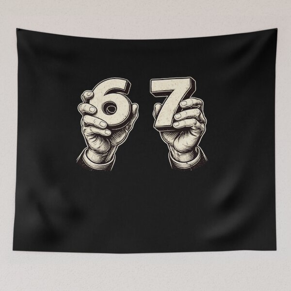 Item preview, Six and Seven Counting Number Humor designed and sold by SofenArt.