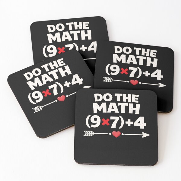 Item preview, Do The Math (9 x 7) + 4 Math Teacher Gift designed and sold by SofenArt.
