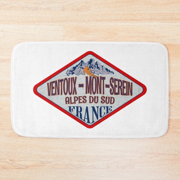 Item preview, Ventoux – Mont-Serein, Alpes du Sud, France, Vintage skiing badge design designed and sold by Wanderful-roads.