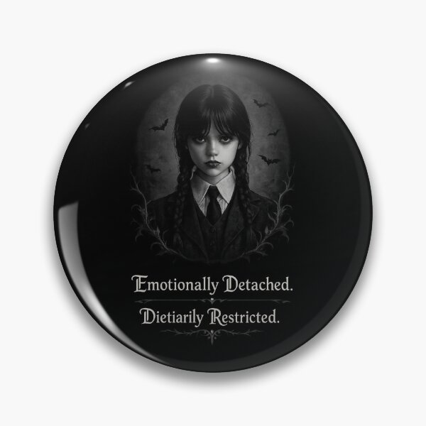 Item preview, Emotionally Detached. Dietarily Restricted. – Gothic Parody | Gluten Free Dark Humour Design designed and sold by My Gluten Free Life UK.