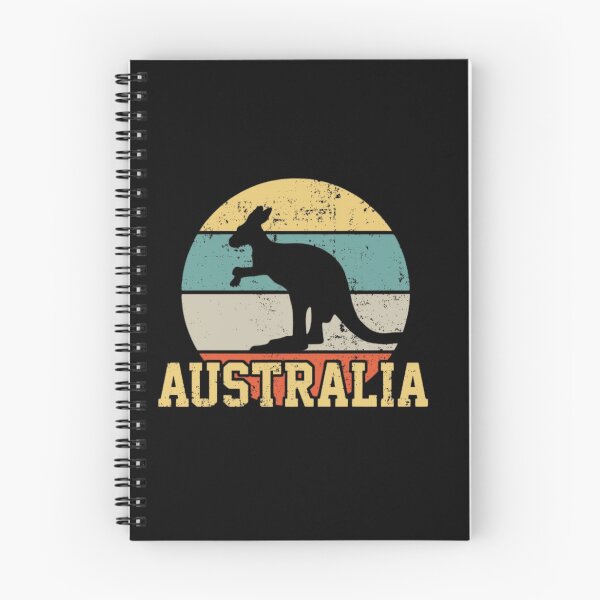Item preview, Australia Kangaroo Retro Vintage Sunset Stripes designed and sold by Oniyasha.
