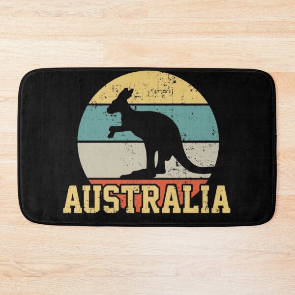 Item preview, Australia Kangaroo Retro Vintage Sunset Stripes designed and sold by Oniyasha.