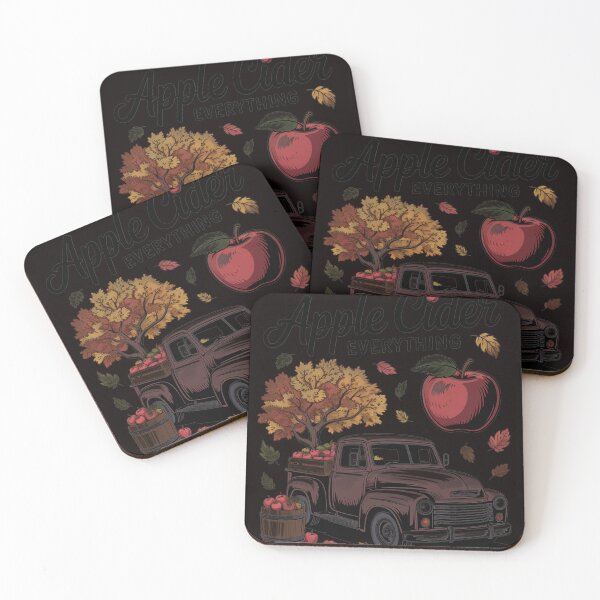 Item preview, Autumn Leaves and Truck Design Apple Cider Everything Fall designed and sold by RONALPARAD.