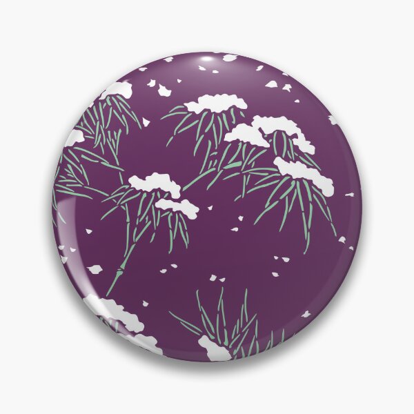 Item preview, Snow on Bamboo, Winter in Japan - Japanese seamless vintage pattern designed and sold by Japan Design Prints.