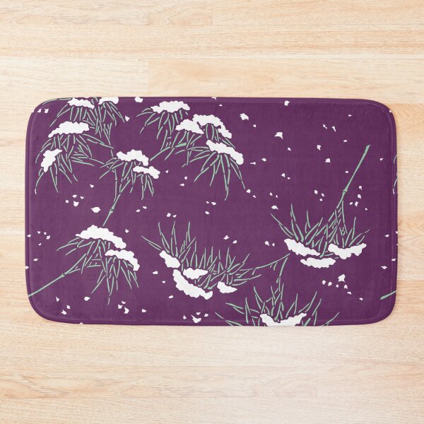Item preview, Snow on Bamboo, Winter in Japan - Japanese seamless vintage pattern designed and sold by Japan Design Prints.