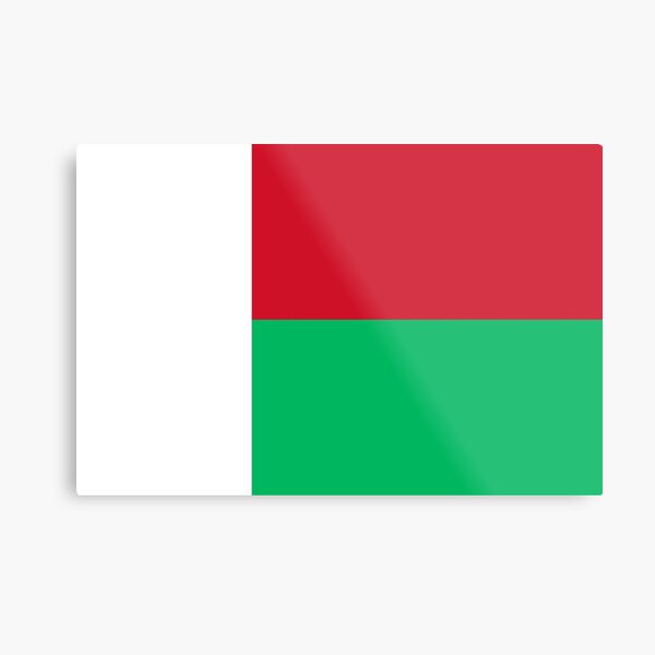 Madagascar Flag- Show your love for Madagascar! Metal Print