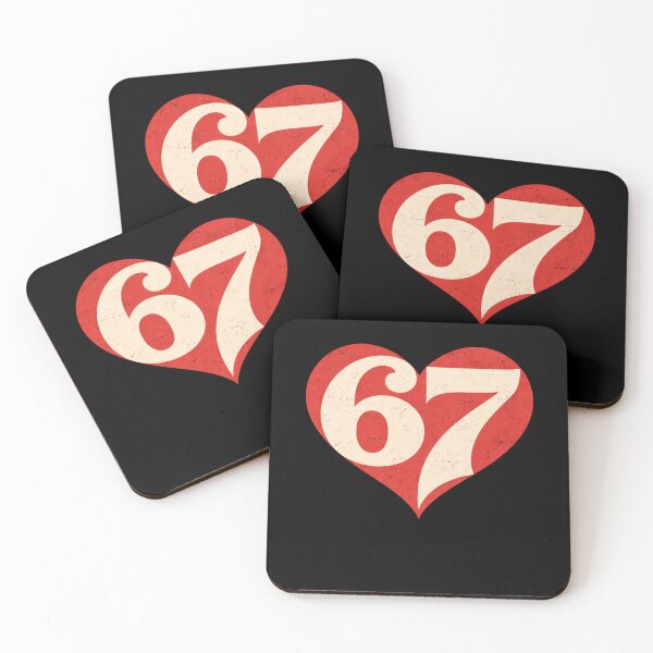 Item preview, Sixty Seven Heart Valentines Anniversary designed and sold by SofenArt.