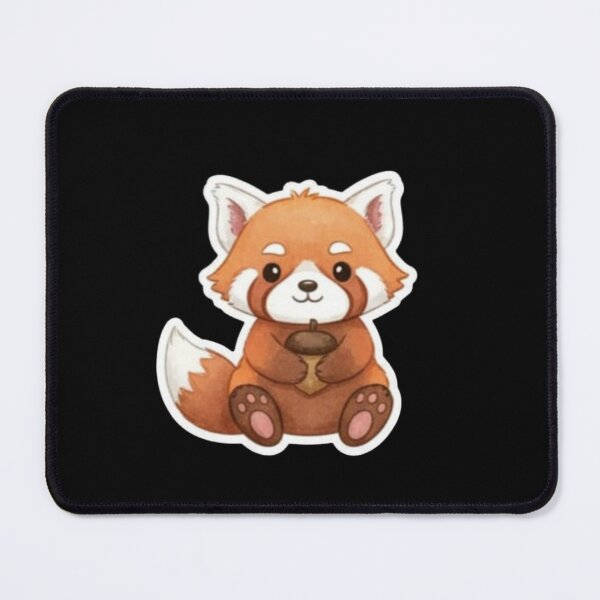 Item preview, Cute Red Panda Sticker - Chibi Forest Animal Art" designed and sold by ZyVoAli.