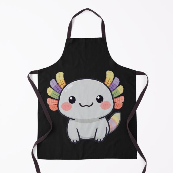 Item preview, Rainbow Gill Axolotl – Calm Aesthetic Pastel Illustration designed and sold by ColorSplash123.