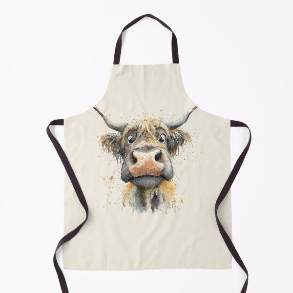 Item preview, Cute HiGHLaND CoW PRiNT SCoTTiSH ' Neville ' Designs BY SHiRLeY MacARTHuR designed and sold by Shirley MacArthur Art.