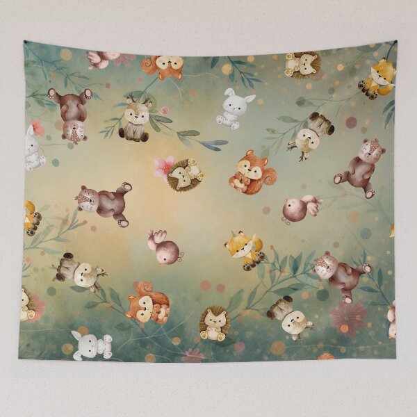 Item preview, Enchanted Forest Children's Blanket designed and sold by Malo-et-Loise.