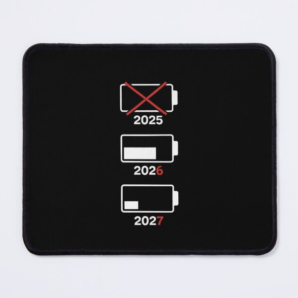 Item preview, Low Battery Years 2025 2026 2027 Funny Ageing Humor designed and sold by SofenArt.