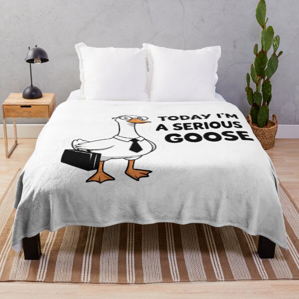 Item preview, TODAY I’M A SERIOUS Goose designed and sold by Angpau.