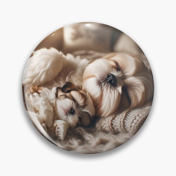 Item preview, Cozy Sleeping Dogs – Peaceful Companion Moment designed and sold by AmetistLight.