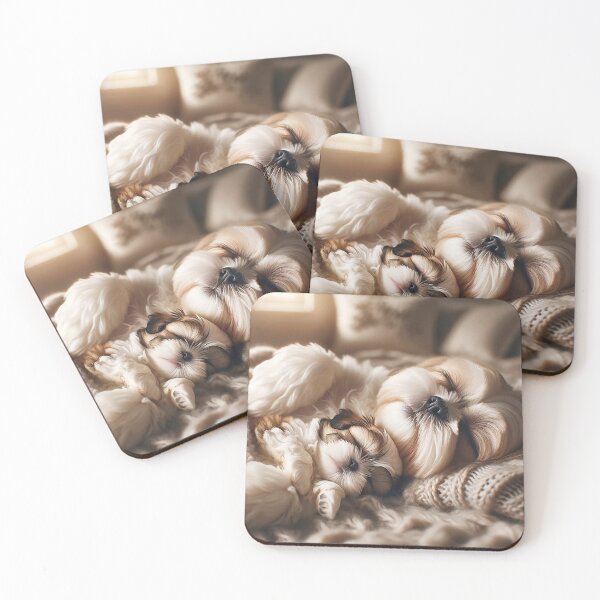 Item preview, Cozy Sleeping Dogs – Peaceful Companion Moment designed and sold by AmetistLight.