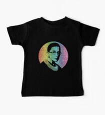 Ruth Bader Ginsburg Glitter Regenbogen Baby T-Shirt