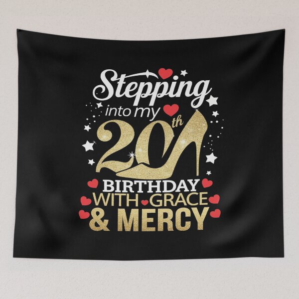 Item preview, Stepping Into My 20th Birthday With God's Grace Mercy  designed and sold by joyouartArt.