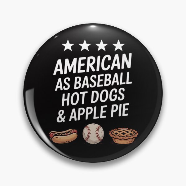 Item preview, American as Baseball, Hot Dogs, & Apple Pie Nostalgic BBQ designed and sold by MatthewJordas.