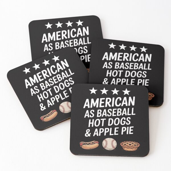 Item preview, American as Baseball, Hot Dogs, & Apple Pie Nostalgic BBQ designed and sold by MatthewJordas.