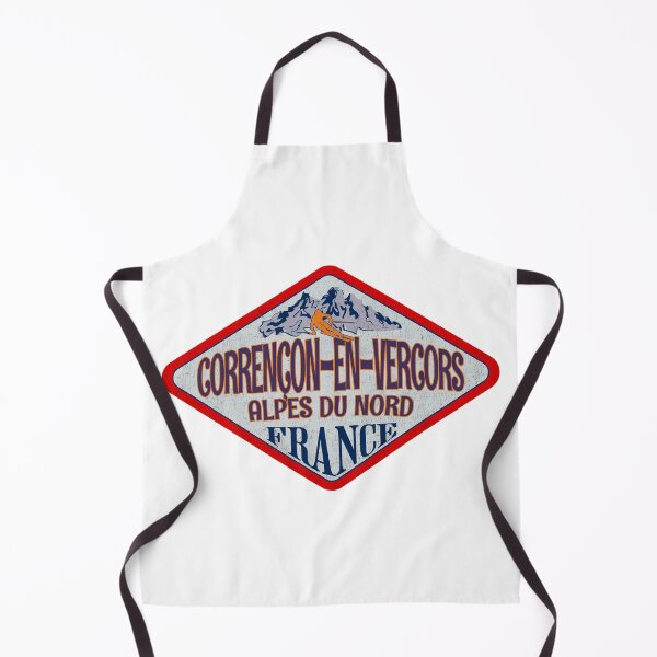Item preview, Corrençon-en-Vercors, Alpes du Nord, France, Vintage skiing badge design designed and sold by Wanderful-roads.