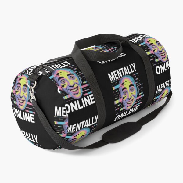 Item preview, MENTALLY ONLINE – Surreal Internet Brainrot Streetwear Design designed and sold by GraphGUY.