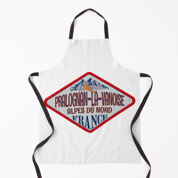 Item preview, Pralognan-la-Vanoise, Alpes du Nord, France, Vintage skiing badge design designed and sold by Wanderful-roads.