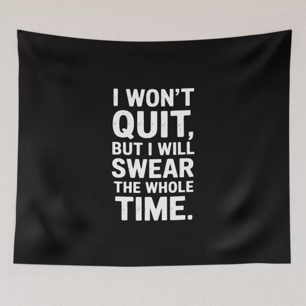 Item preview, Workout & Running - I Won't Quit designed and sold by rutimenta.