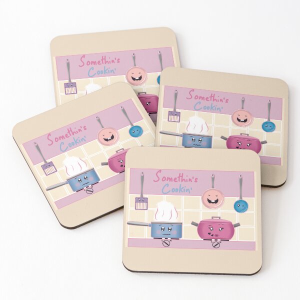 Item preview, Funny Romantic Kitchen Scene with Cooking Utensils designed and sold by ChantellaGF.