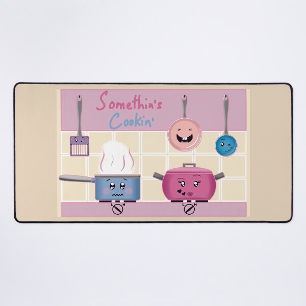 Item preview, Funny Romantic Kitchen Scene with Cooking Utensils designed and sold by ChantellaGF.