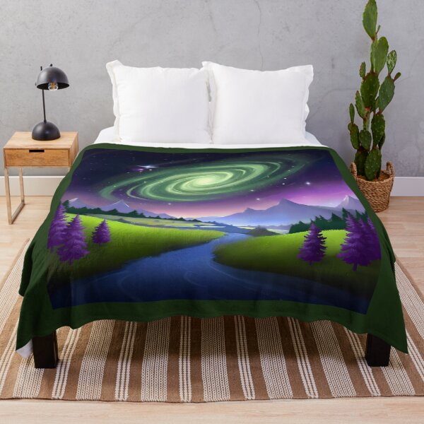 Item preview, Emerald Swirl Galaxy Night designed and sold by Remy-Aura.