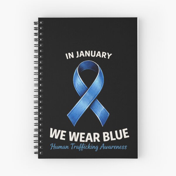 Item preview, In January We Wear Blue Human Trafficking Awareness designed and sold by SofenArt.