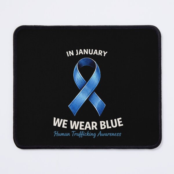 Item preview, In January We Wear Blue Human Trafficking Awareness designed and sold by SofenArt.