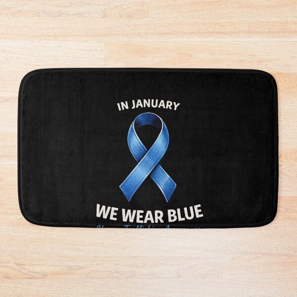 Item preview, In January We Wear Blue Human Trafficking Awareness designed and sold by SofenArt.