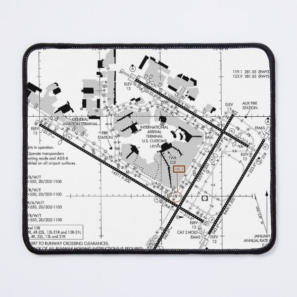 Item preview, JFK AIRPORT NEW YORK designed and sold by KALEIDOSCOPE UK.