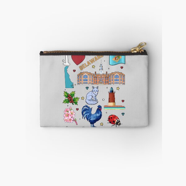 Item preview, Delaware State Symbols Pattern - Colorful Travel & Pride Art designed and sold by mashmosh.