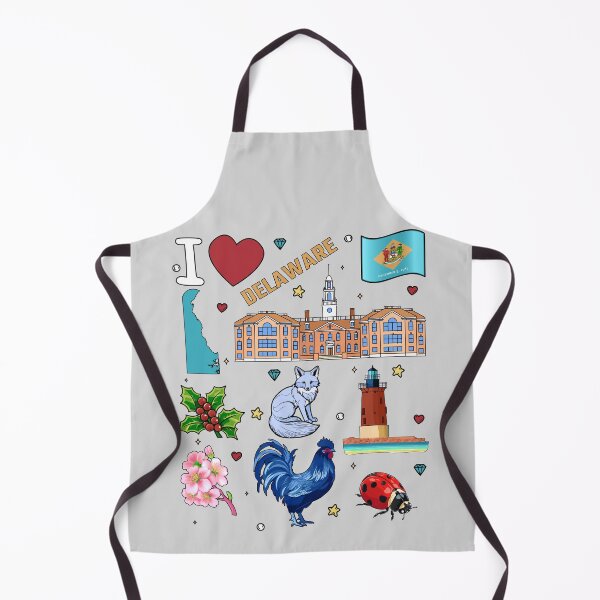 Item preview, Delaware State Symbols Pattern - Colorful Travel & Pride Art designed and sold by mashmosh.