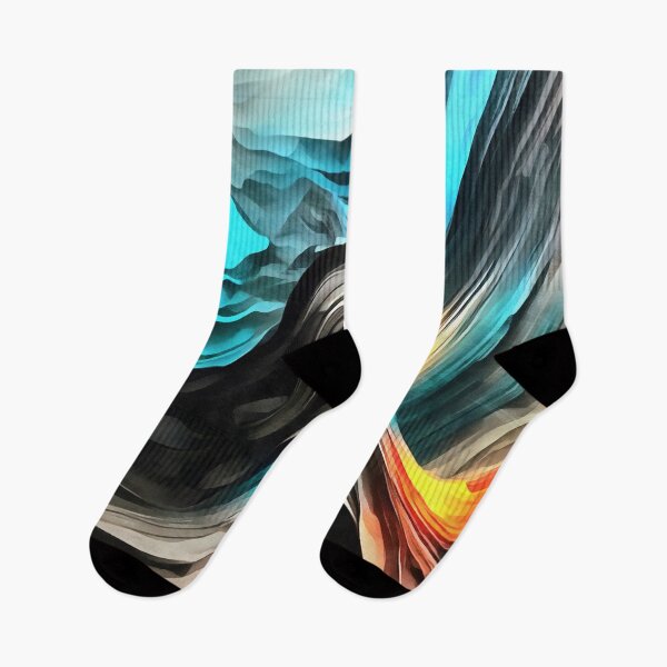 Item preview, Molten Warmth Vivid Abstract Landscape designed and sold by taiche.