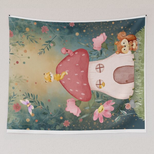 Item preview, Enchanted Forest Children's Blanket designed and sold by Malo-et-Loise.