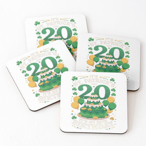 Item preview, It’s My 20th Birthday St. Patrick’s Day 20 Years Old Lucky  designed and sold by angolinnArt.