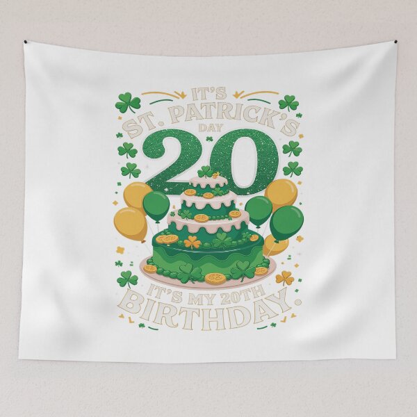 Item preview, It’s My 20th Birthday St. Patrick’s Day 20 Years Old Lucky  designed and sold by angolinnArt.