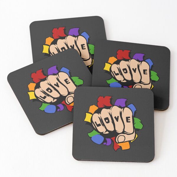 Item preview, Gay Pride Love Punch Rainbow Radical Empowerment designed and sold by TackyTime.