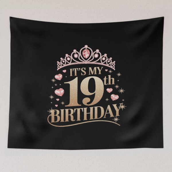 Item preview, It's My 19th Diamond Birthday Happy To Me You 19 Years Old  designed and sold by angolinnArt.