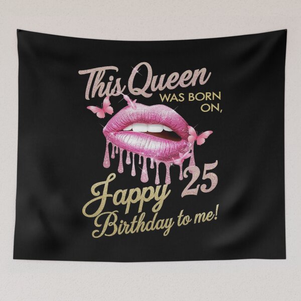 Item preview, This Queen Was Born on January 25, 25th January  designed and sold by joyouartArt.