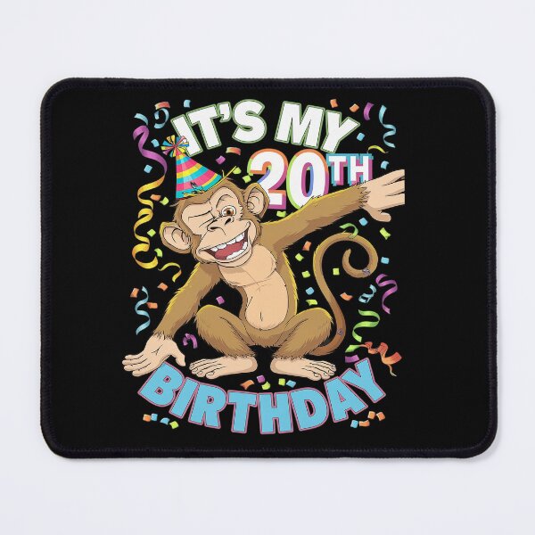 Item preview, Its My 20th Birthday Monkey  designed and sold by angolinnArt.