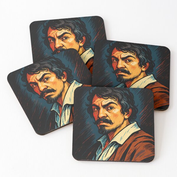 Item preview, Caravaggio, portrait | Comics stylCartoone -  designed and sold by ComicsFactory.
