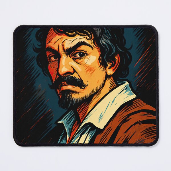 Item preview, Caravaggio, portrait | Comics stylCartoone - designed and sold by ComicsFactory.
