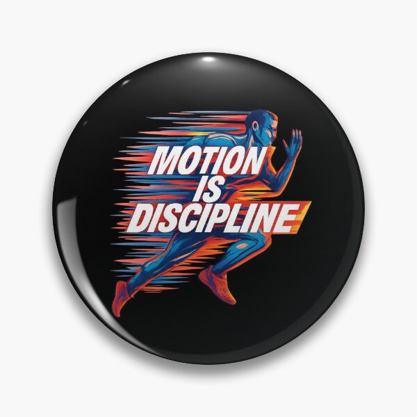 Item preview, Motion Is Discipline - Speed Runner Graphic with Kinetic Typography designed and sold by MKreative Studio.