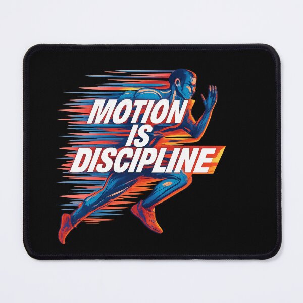 Item preview, Motion Is Discipline - Speed Runner Graphic with Kinetic Typography designed and sold by MKreative Studio.